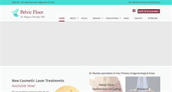 Desktop Screenshot of pelvicfloor.com
